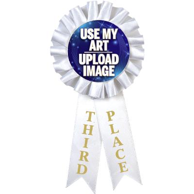 3rd PLACE MYLAR ROSETTES