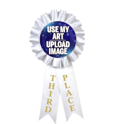 3RD Place Rosette Ribbon