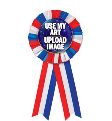 Red/White/Blue Rosette Ribbon