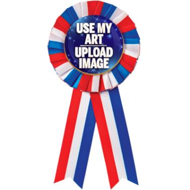 Red/White/Blue Rosette Hero Awards Ribbon