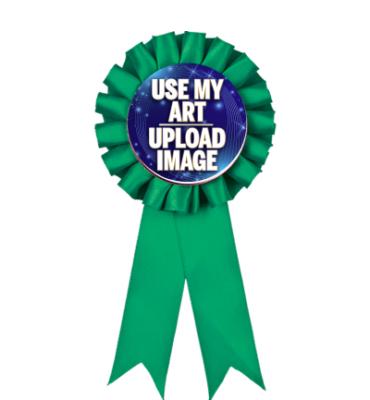 Green Rosette Ribbon