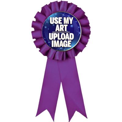 PURPLE ROSETTE INSERT RIBBON