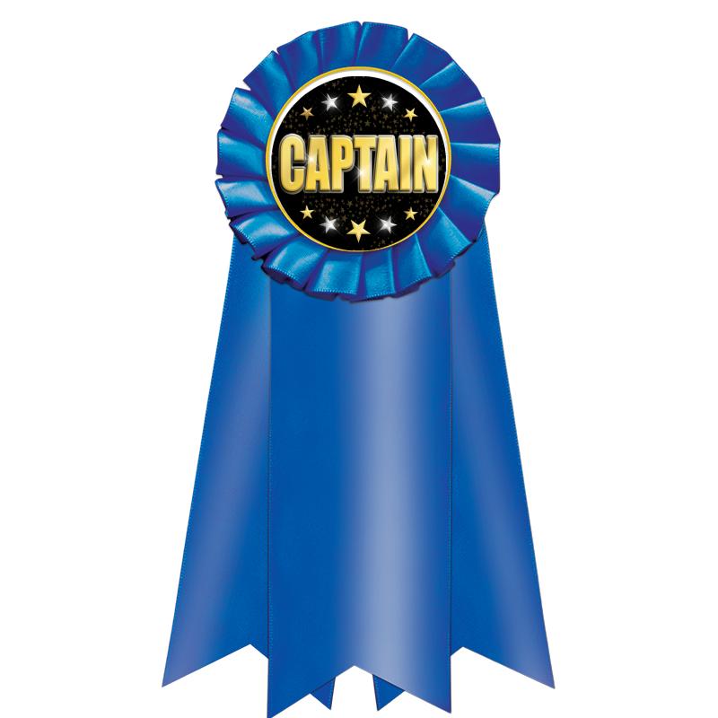 7" JUMBO BLUE MYLAR ROSETTE