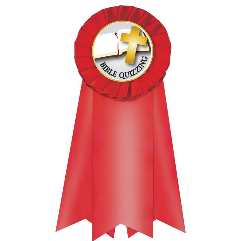 7" JUMBO RED MYLAR ROSETTE