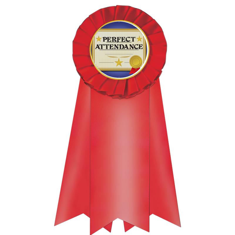 7" JUMBO RED MYLAR ROSETTE