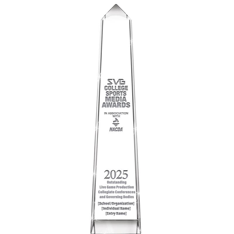 11" COLLEGE SPORTS MEDIA AWARD