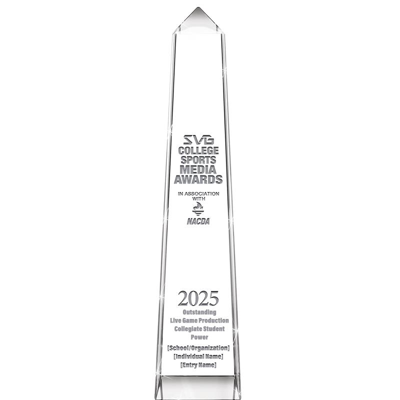 11" COLLEGE SPORTS MEDIA AWARD