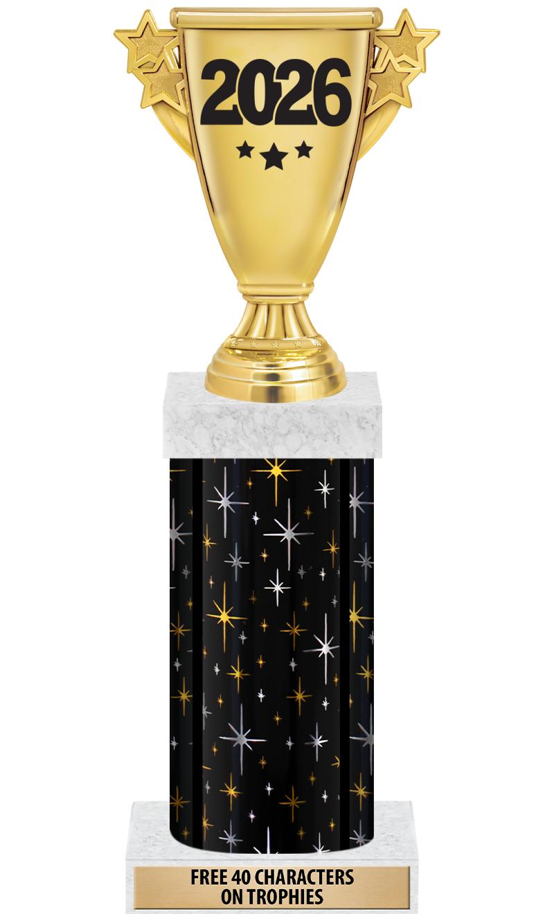 14" MIDNIGHT BLK-GD FIG/SQUARE