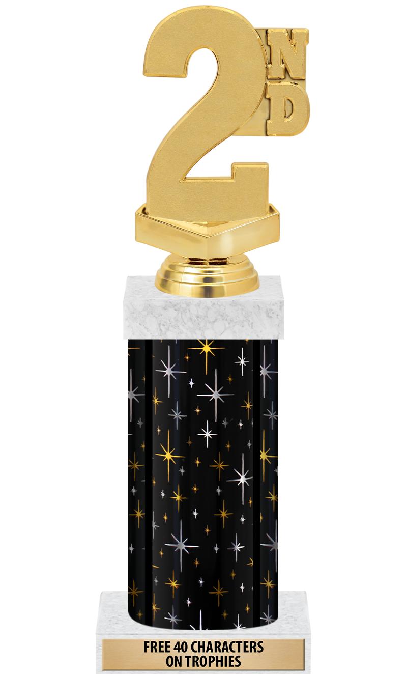 14" MIDNIGHT BLK-GD FIG/SQUARE