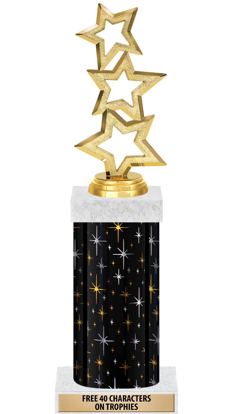 14" MIDNIGHT BLK-GD FIG/SQUARE