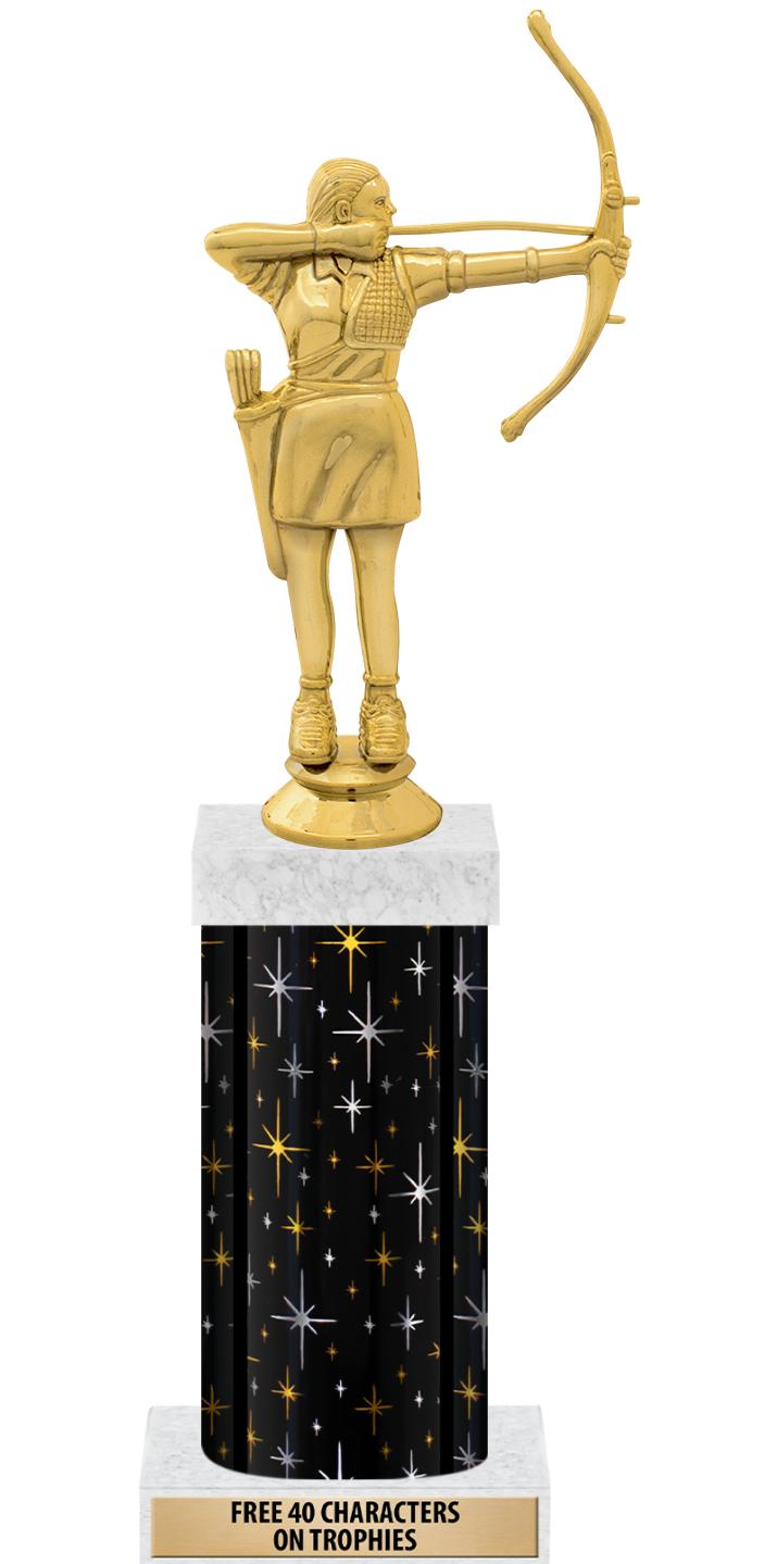 14" MIDNIGHT BLK-GD FIG/SQUARE