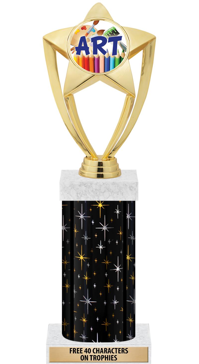 14" MIDNIGHT BLK-GD FIG/SQUARE