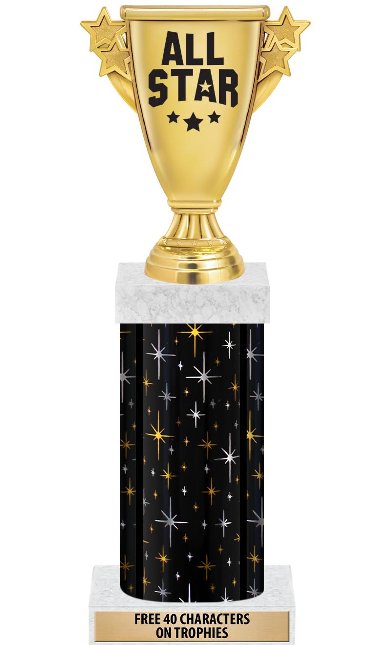 14" MIDNIGHT BLK-GD FIG/SQUARE