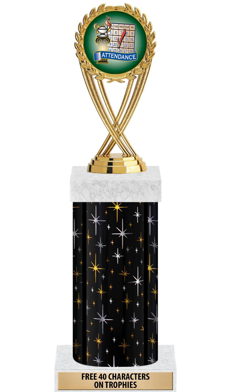 14" MIDNIGHT BLK-GD FIG/SQUARE