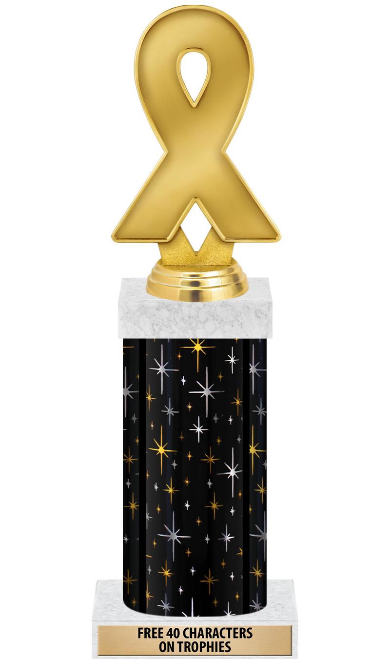 14" MIDNIGHT BLK-GD FIG/SQUARE