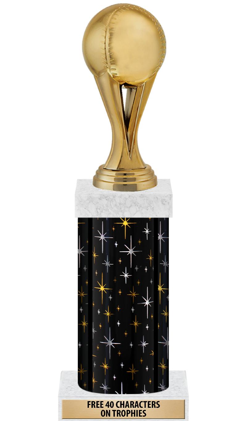 14" MIDNIGHT BLK-GD FIG/SQUARE