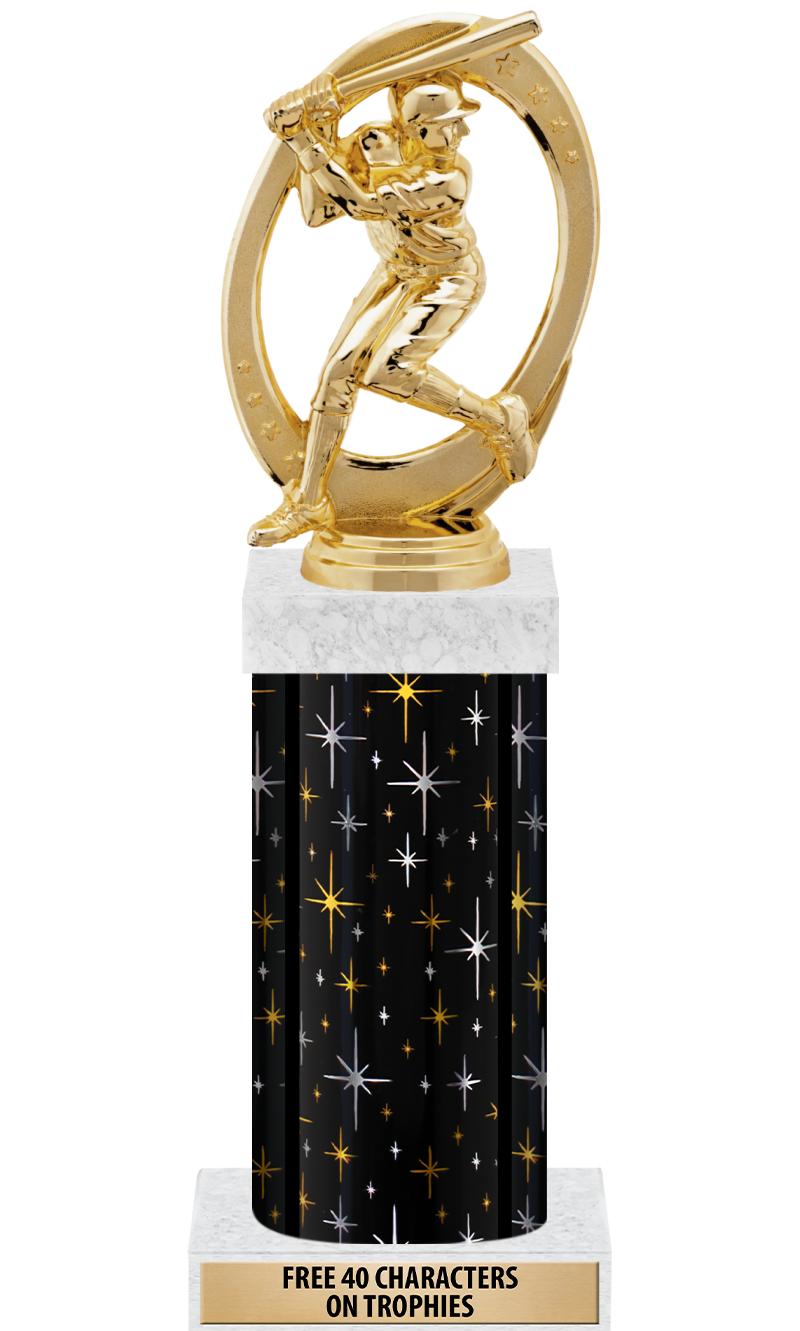 14" MIDNIGHT BLK-GD FIG/SQUARE