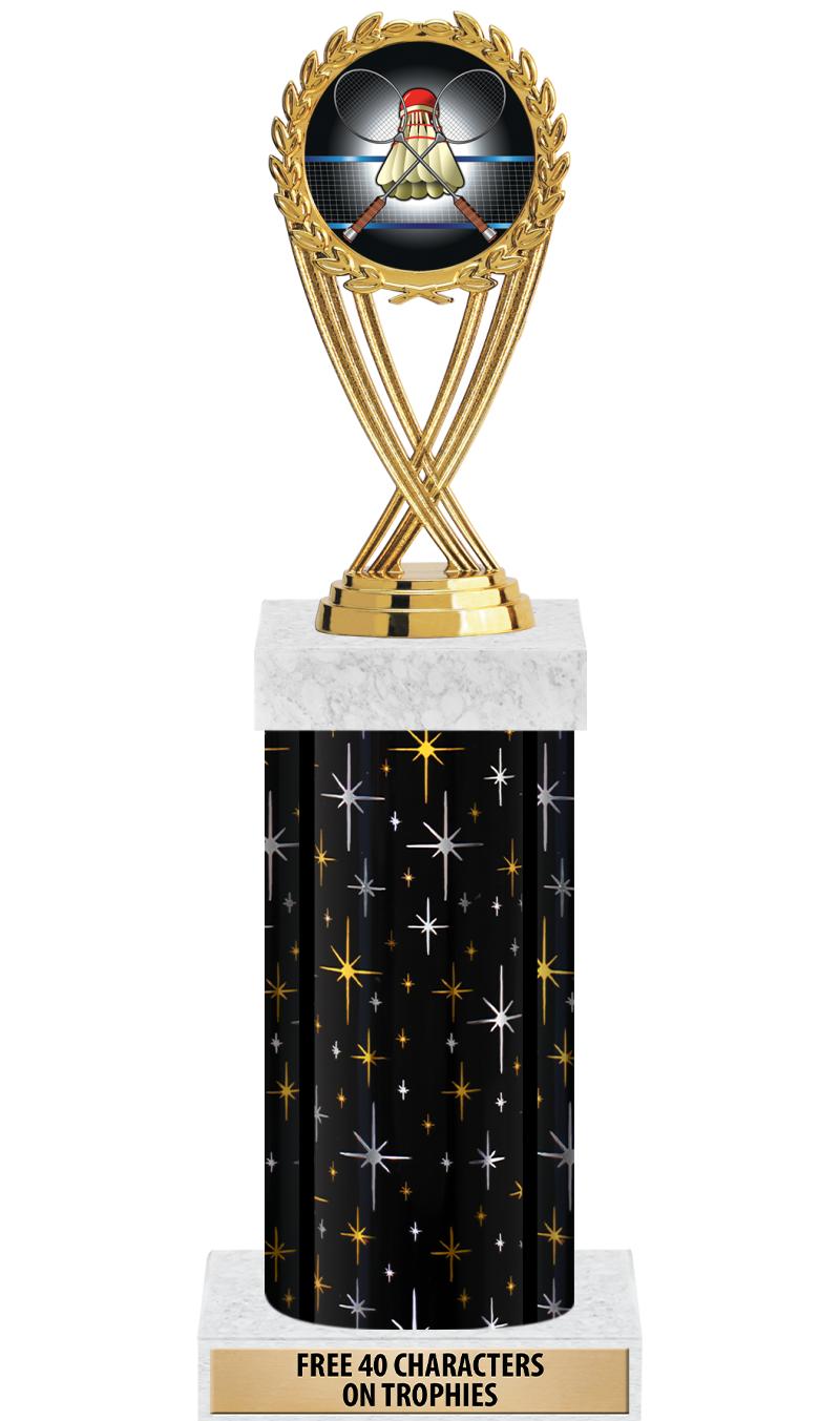 14" MIDNIGHT BLK-GD FIG/SQUARE