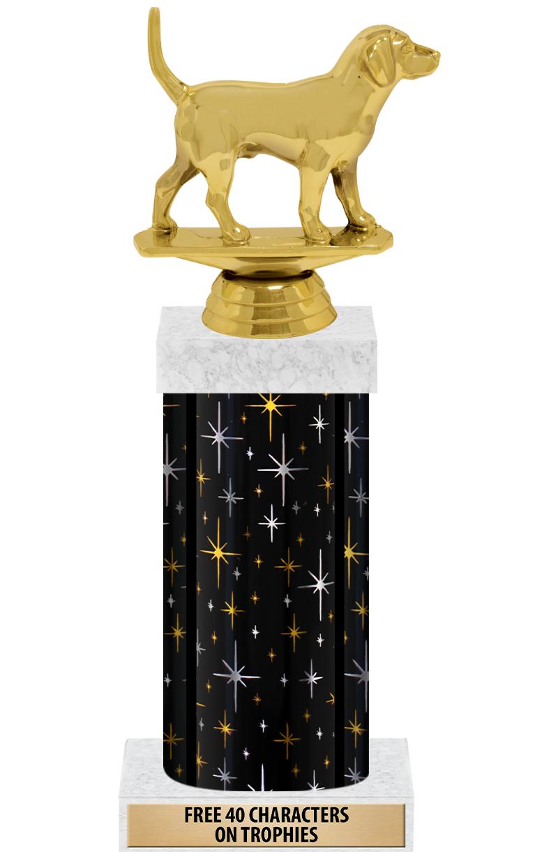 14" MIDNIGHT BLK-GD FIG/SQUARE