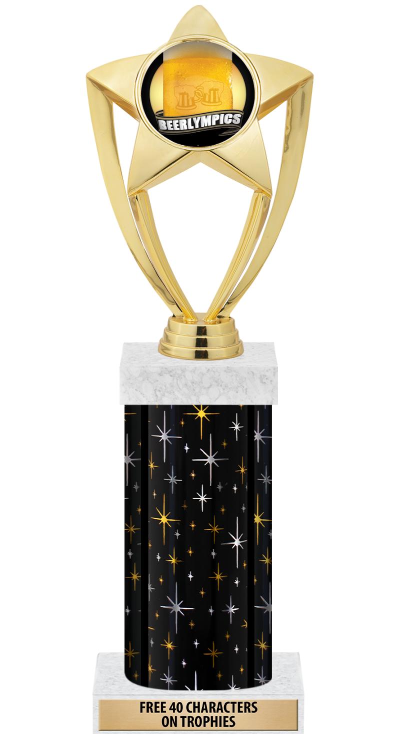 14" MIDNIGHT BLK-GD FIG/SQUARE