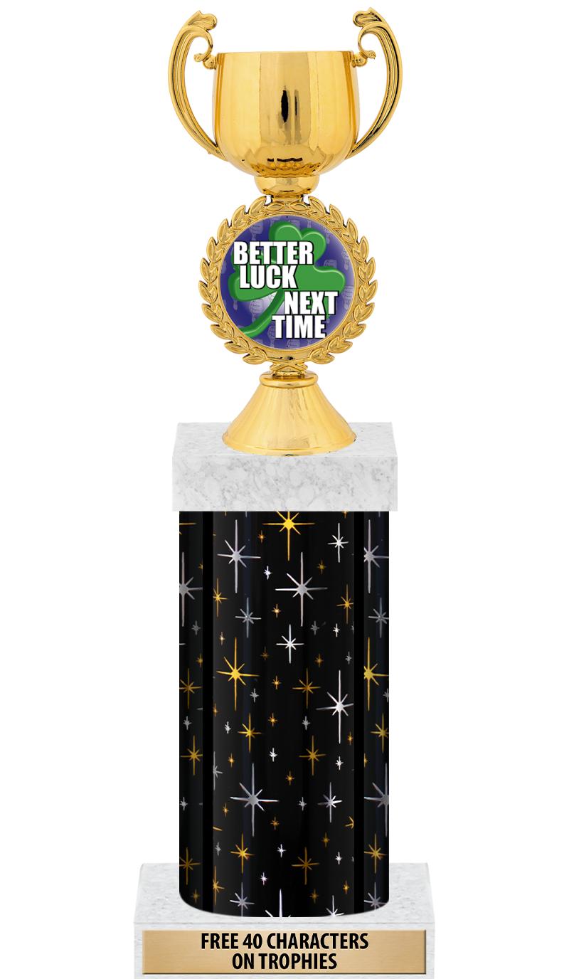 14" MIDNIGHT BLK-GD FIG/SQUARE