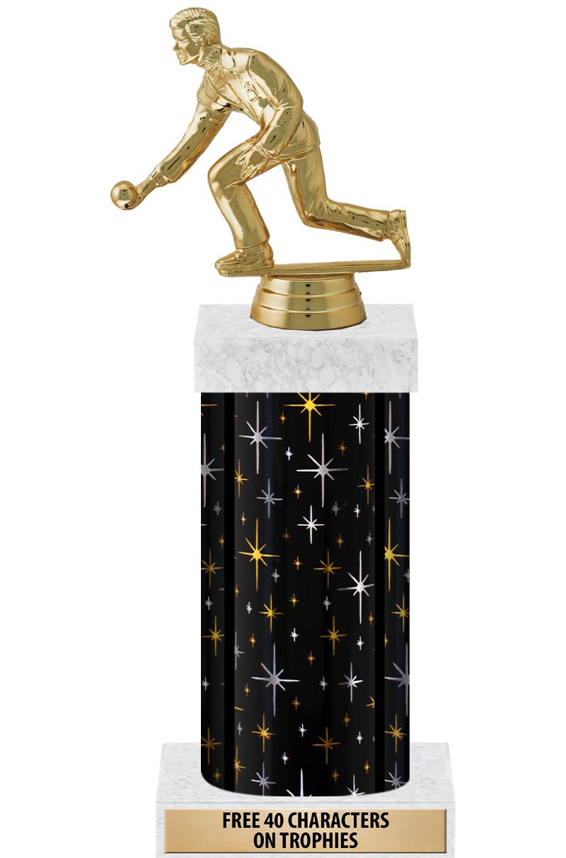 14" MIDNIGHT BLK-GD FIG/SQUARE