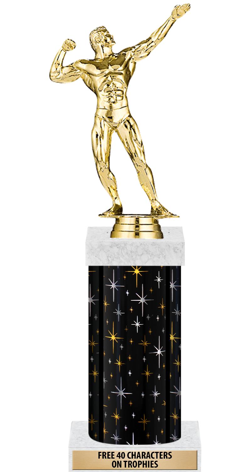 14" MIDNIGHT BLK-GD FIG/SQUARE