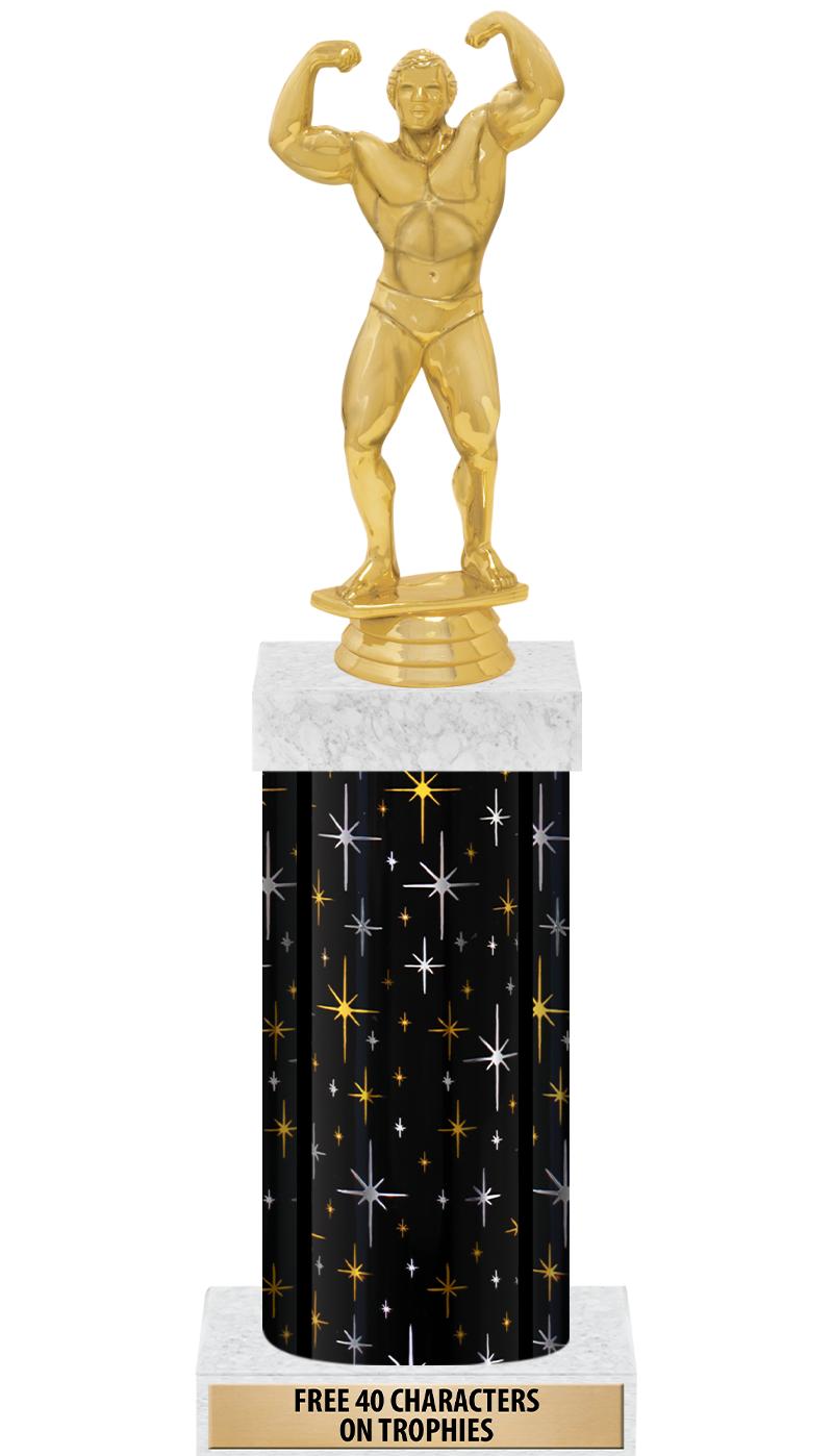 14" MIDNIGHT BLK-GD FIG/SQUARE