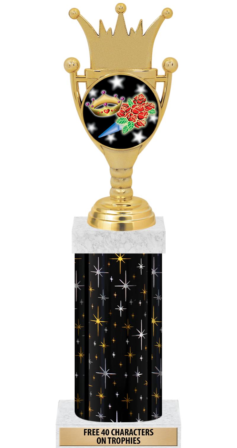 14" MIDNIGHT BLK-GD FIG/SQUARE