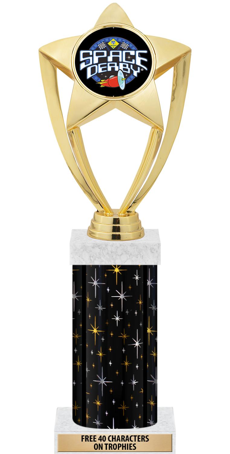 14" MIDNIGHT BLK-GD FIG/SQUARE