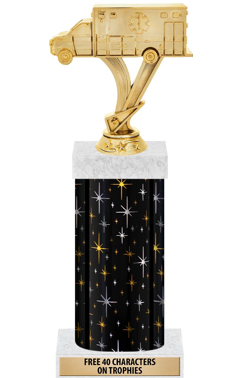 14" MIDNIGHT BLK-GD FIG/SQUARE