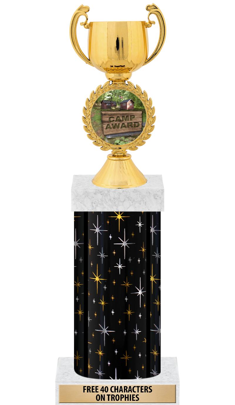 14" MIDNIGHT BLK-GD FIG/SQUARE