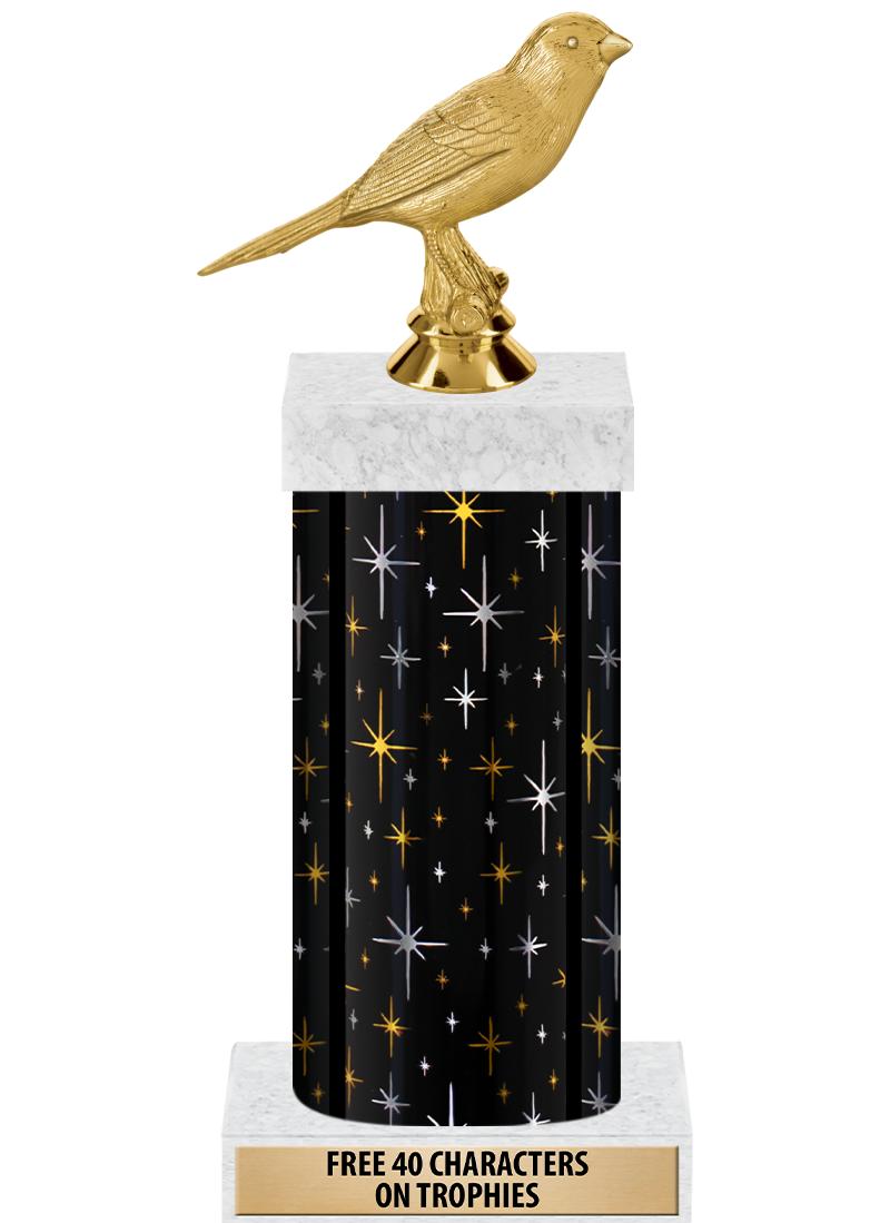 14" MIDNIGHT BLK-GD FIG/SQUARE