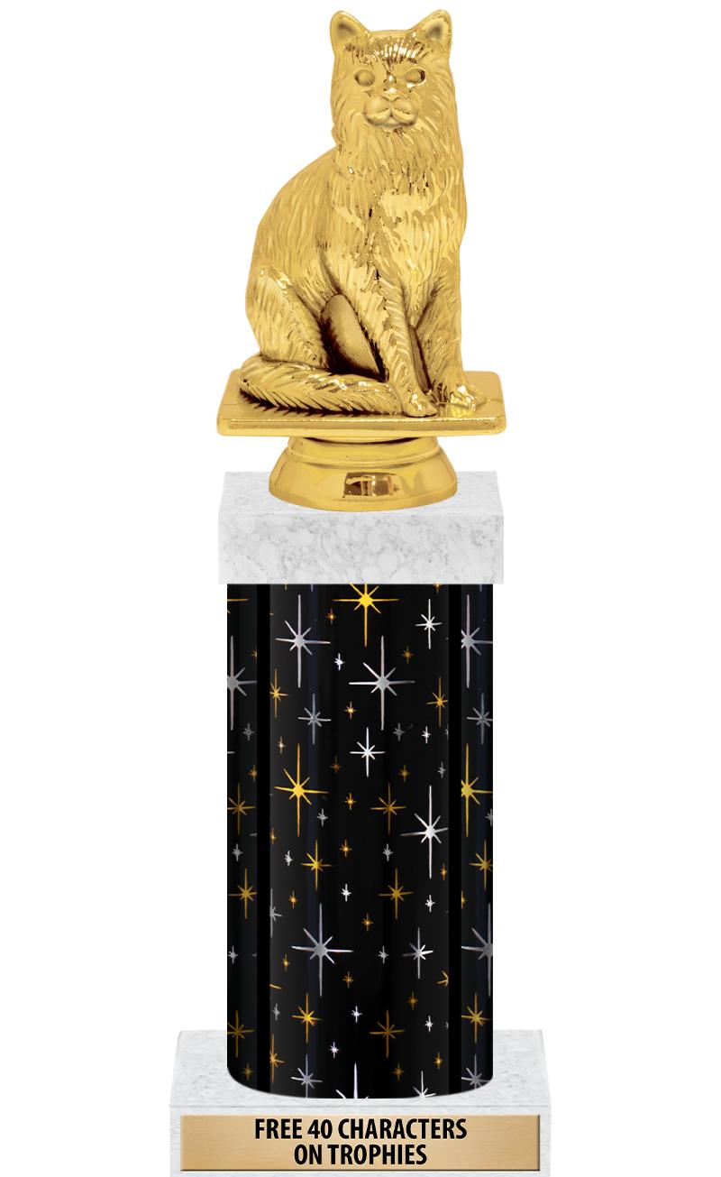 14" MIDNIGHT BLK-GD FIG/SQUARE