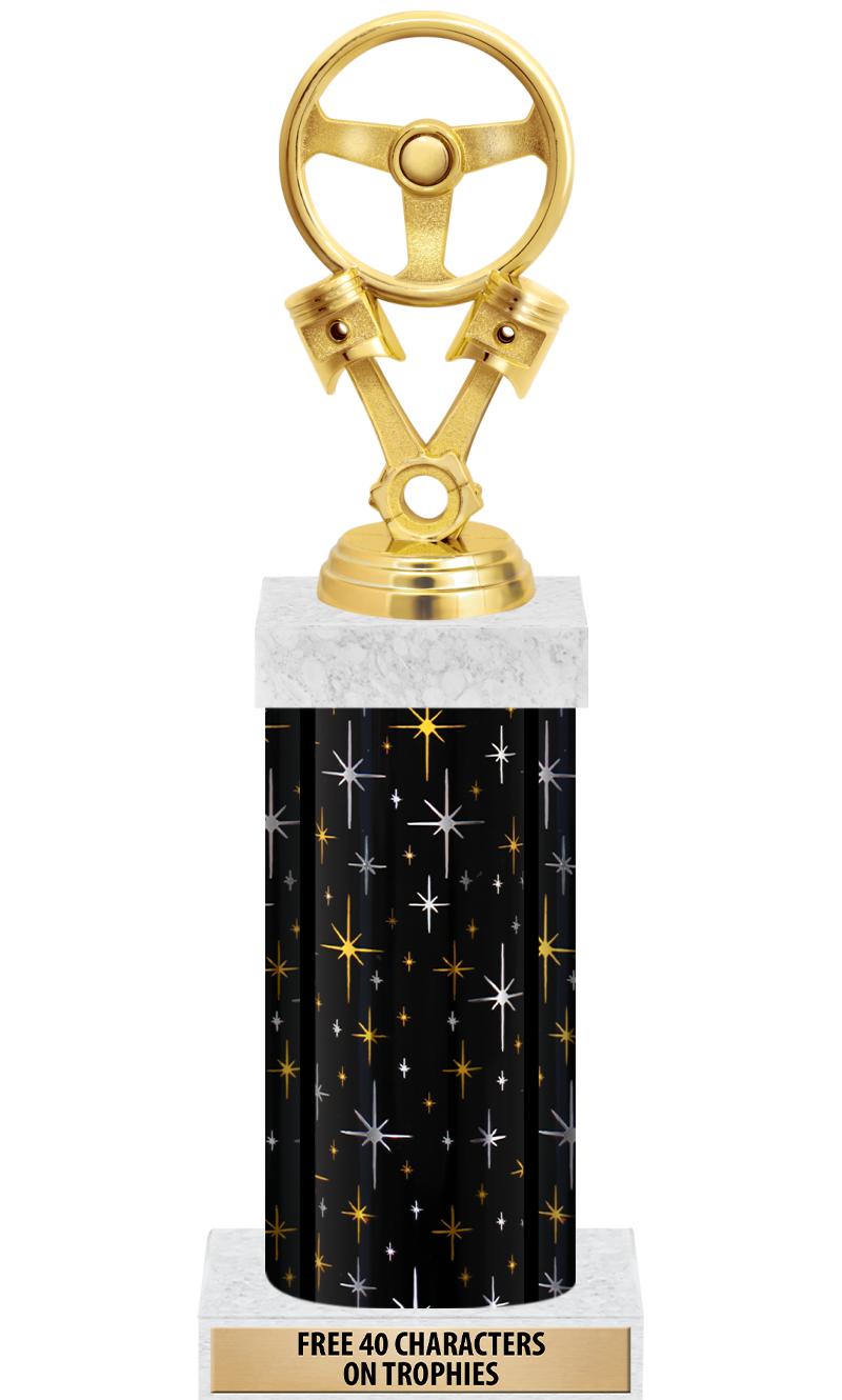 14" MIDNIGHT BLK-GD FIG/SQUARE