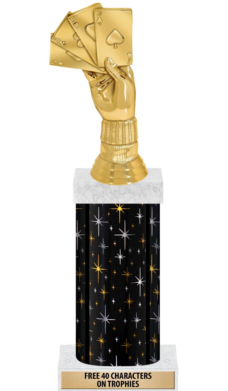 14" MIDNIGHT BLK-GD FIG/SQUARE