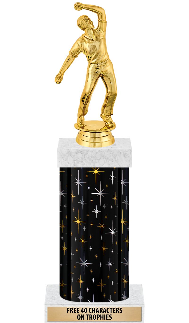 14" MIDNIGHT BLK-GD FIG/SQUARE