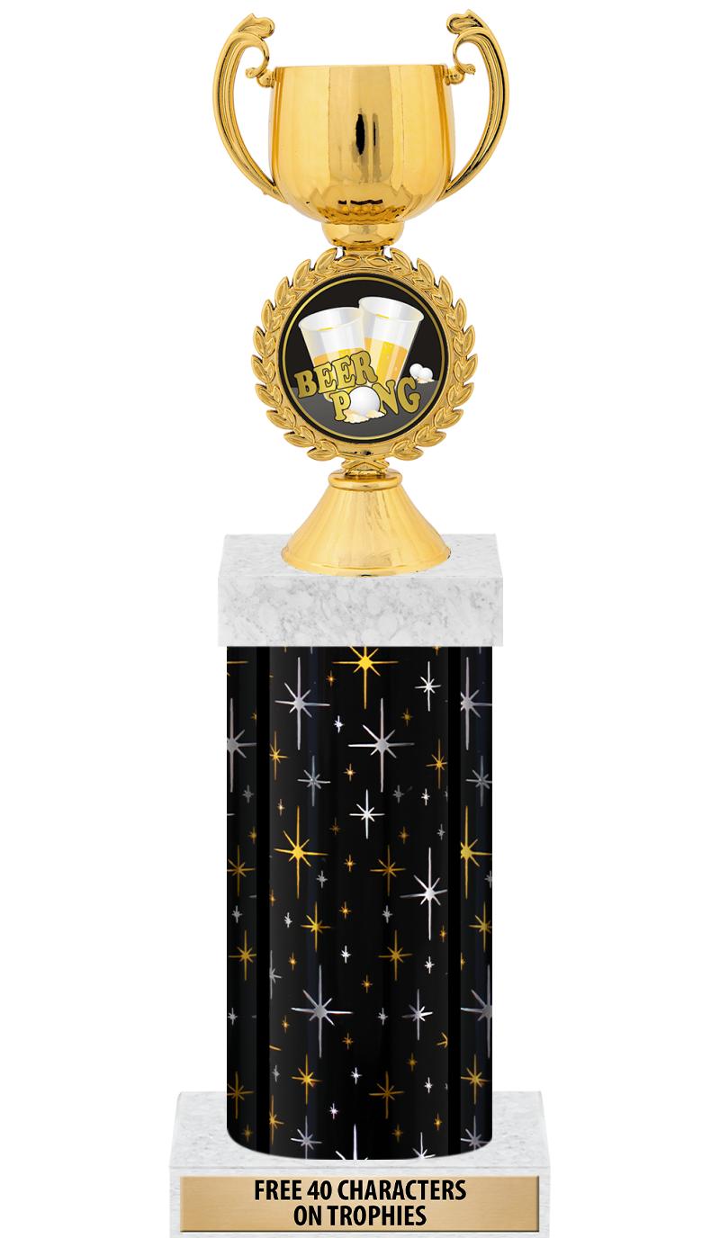 14" MIDNIGHT BLK-GD FIG/SQUARE