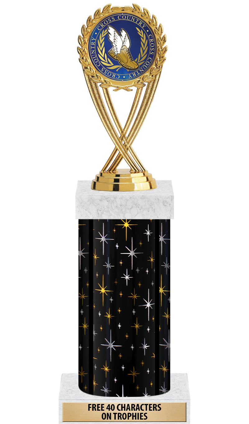 14" MIDNIGHT BLK-GD FIG/SQUARE