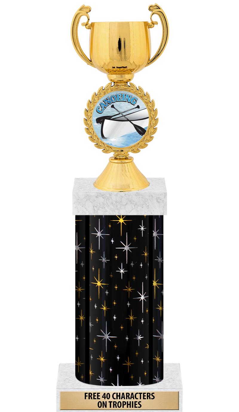 14" MIDNIGHT BLK-GD FIG/SQUARE