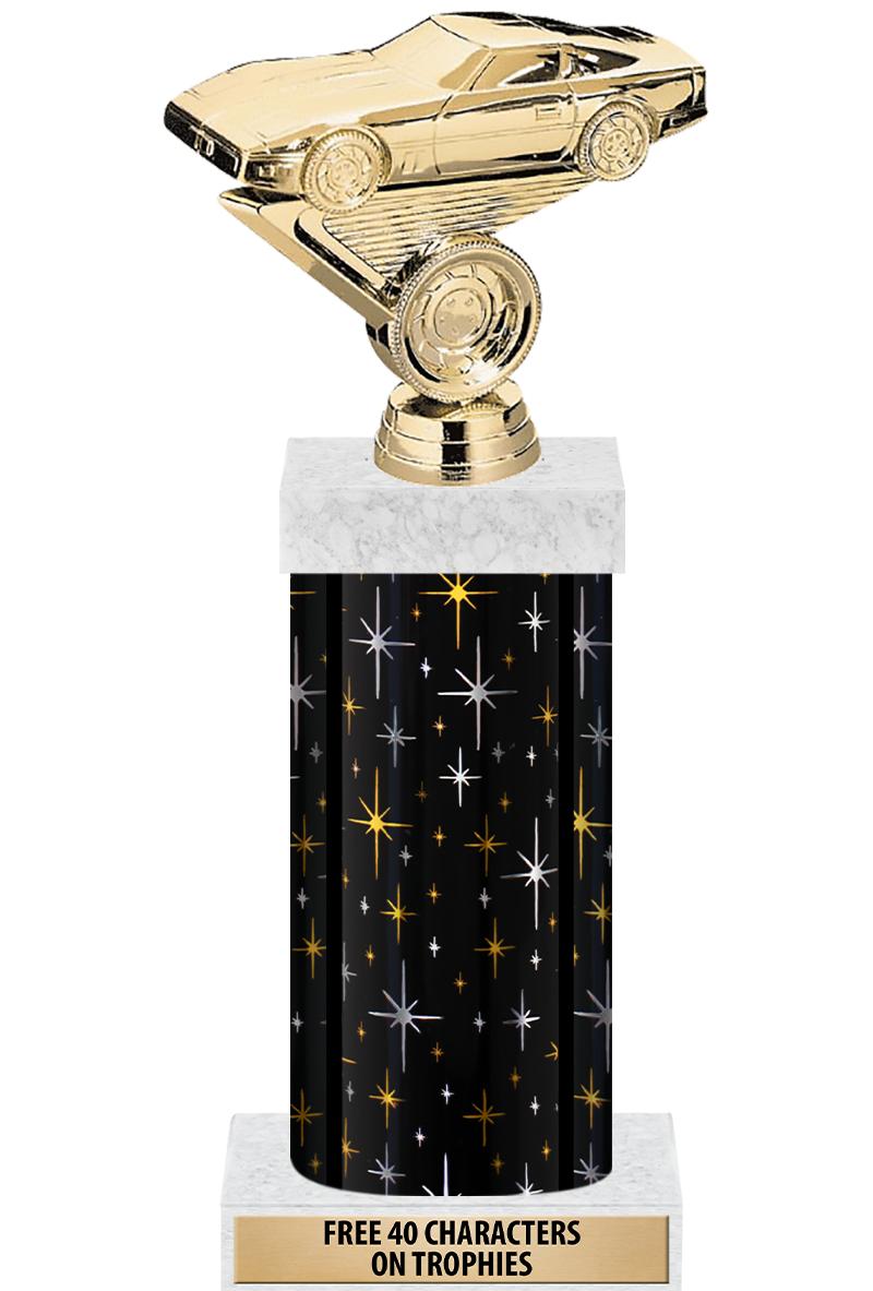 14" MIDNIGHT BLK-GD FIG/SQUARE