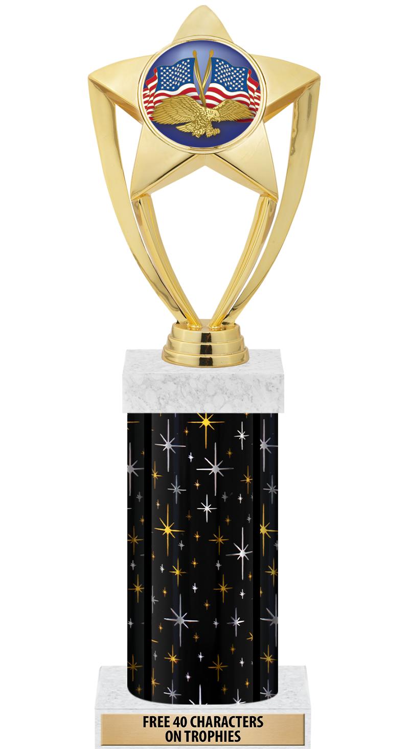 14" MIDNIGHT BLK-GD FIG/SQUARE