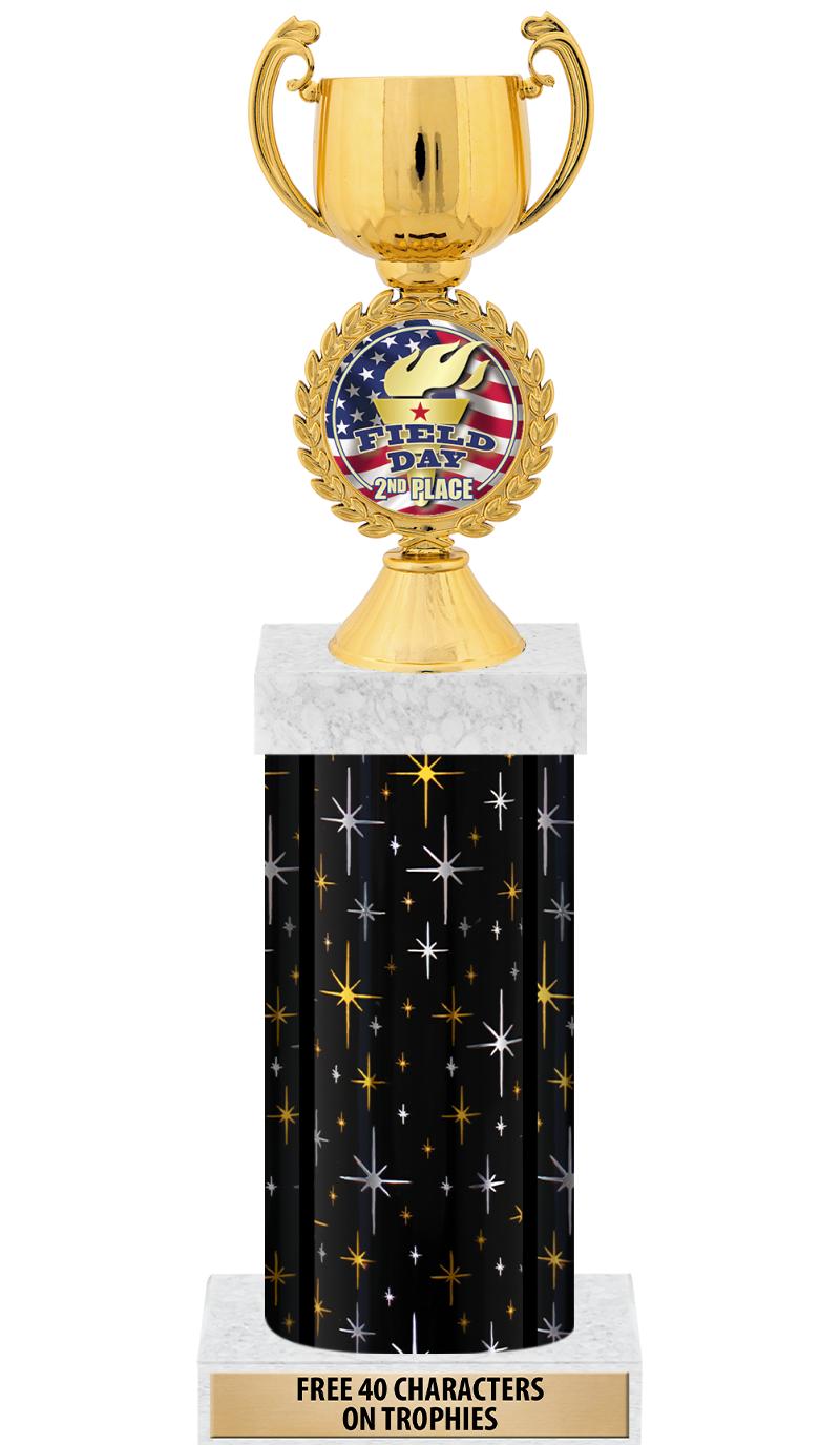 14" MIDNIGHT BLK-GD FIG/SQUARE