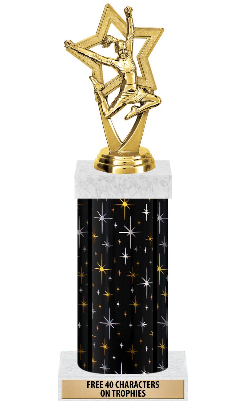 14" MIDNIGHT BLK-GD FIG/SQUARE