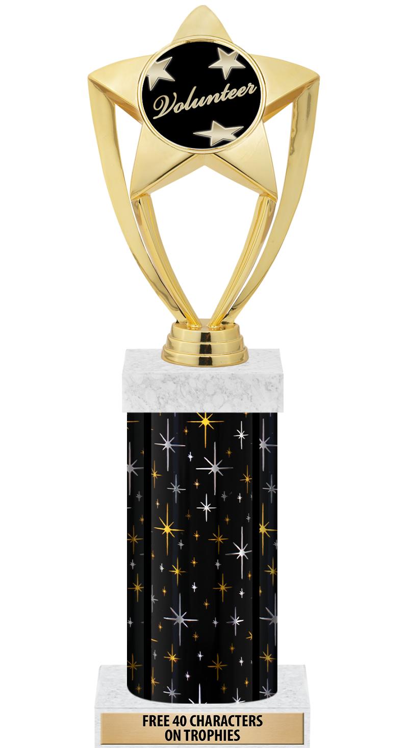 14" MIDNIGHT BLK-GD FIG/SQUARE