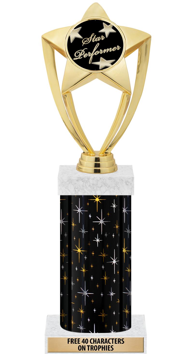 14" MIDNIGHT BLK-GD FIG/SQUARE