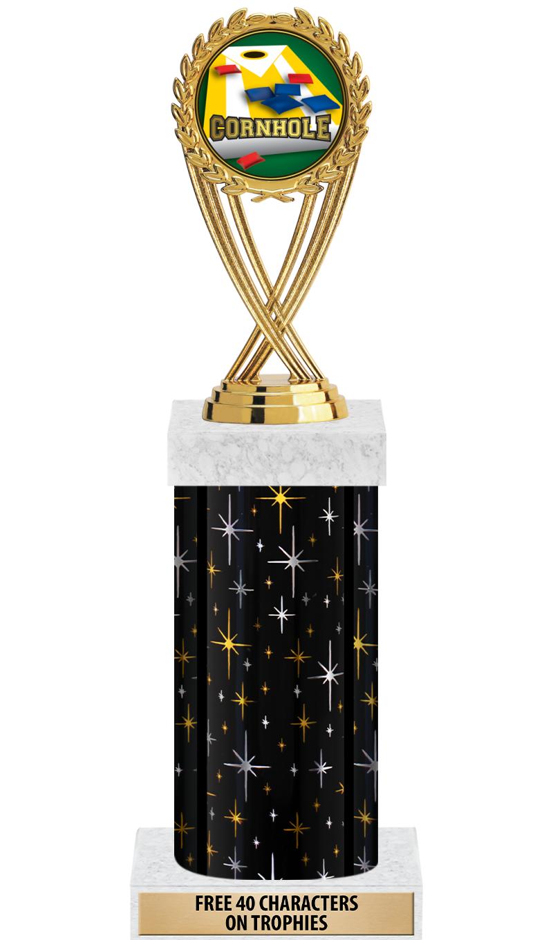 14" MIDNIGHT BLK-GD FIG/SQUARE