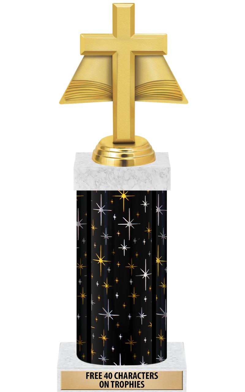 14" MIDNIGHT BLK-GD FIG/SQUARE