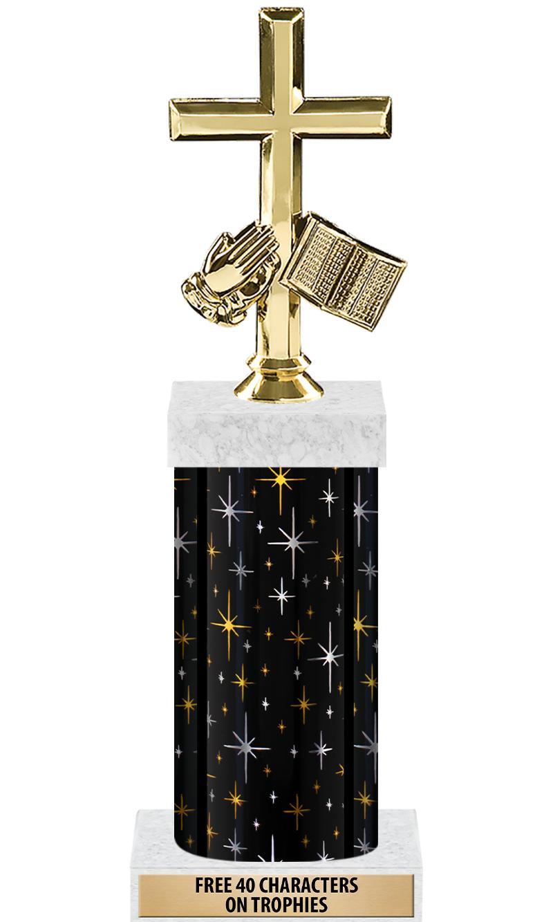 14" MIDNIGHT BLK-GD FIG/SQUARE