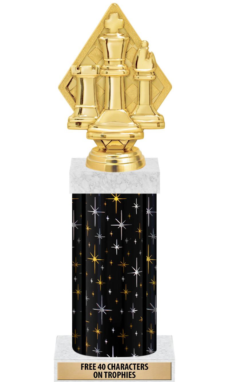 14" MIDNIGHT BLK-GD FIG/SQUARE